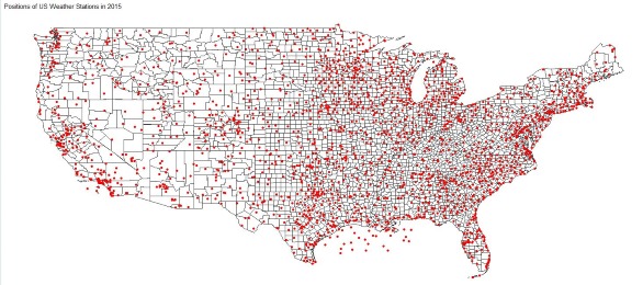 September 2015 Temperature By State